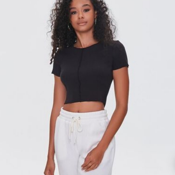 Forever 21 Tops - Forever 21 Women's Knit Cropped Tee NWT